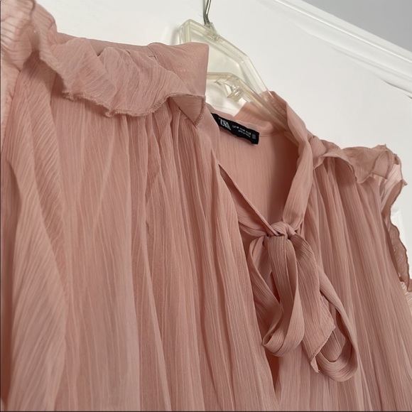 Cream Zara Ruffle Top - Picture 2 of 4